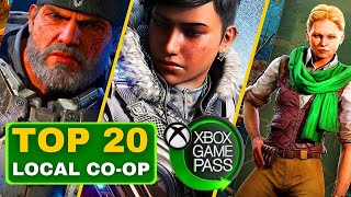 Top 20 Local Coop amp Splitscreen Games on Xbox Game Pass [upl. by Inig]