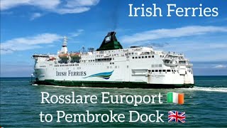 Irish Ferries  Rosslare to Pembroke  Ship tour [upl. by Beaver]