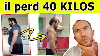 Comment Passer De 120 kg à 80 Kg  Les SECRETS De La TRANSFORMATION De Julien [upl. by Aleras]