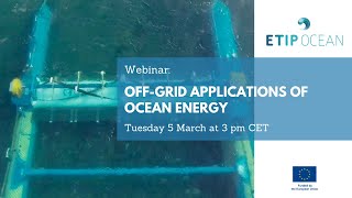 Offgrid applications of ocean energy [upl. by Bowyer]