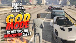 How to Activate Invincibility in GTA 5 Ultimate God Mode Cheat Tutorial  GTA BOOM [upl. by Renado113]