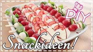 SNACKIDEEN für den Frühling  Schnell und einfach  Rezept DIY [upl. by Kosak]