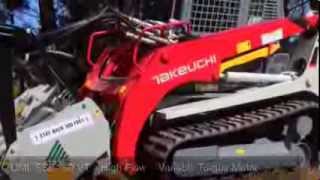 FAE UML SSL 150 VT on Takeuchi TL12 Track Loader [upl. by Meeharbi]