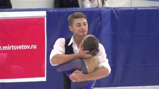 00896 Russian test skate 06 09 2014 Astakhova  Rogonov [upl. by Sible13]