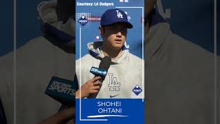 2024 Dodgers Spring Training Shohei Ohtani optimistic for Opening Day DodgerBlue Shorts [upl. by Nauwaj]