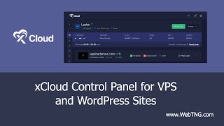 xCloud Control Panel for VPS and WordPress Sites [upl. by Ahsenre]