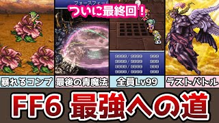 FF6 ついに完結！【最強育成】8 暴れるモンスター登録からラストバトルまで ピクセルリマスター ゆっくり解説 攻略チャート ファイナルファンタジー6 FINAL FANTASY VI [upl. by Anuait]