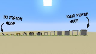 Every Piston door frim 1x1 to 10x10 [upl. by Melgar439]