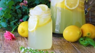 How to Make Homemade Lemonade Using Real Lemons [upl. by Aibonez]