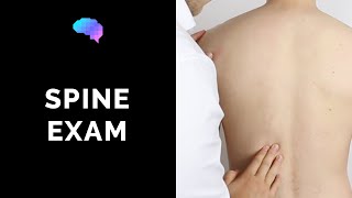 Spine Examination  OSCE Guide  UKMLA  CPSA [upl. by Llerad]