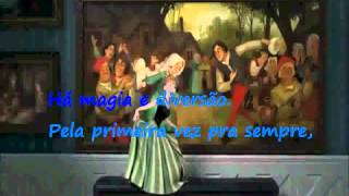 FROZEN Karaoke Pela Primeira Vez Para Sempre pt pt [upl. by Bradleigh]