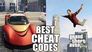 GTA 5 Best Cheats PS4 and PC  TOP 15 Cheat Codes in Grand Theft Auto V [upl. by Clarise]