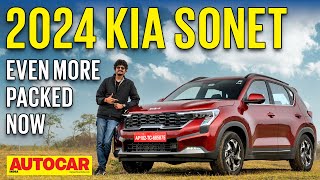 2024 Kia Sonet facelift review  Feature perfect  First Drive  Autocar India [upl. by Buroker194]