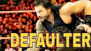 DEFAULTER Roman Reigns  Roman Reigns Punjabi Song  Roman Reigns Song [upl. by Onihc]