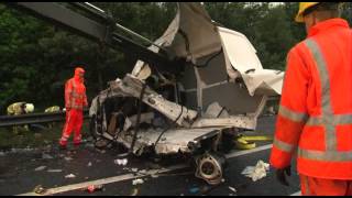 Zeer groot ongeval A12 bij Arnhem [upl. by Idarb]