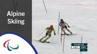 Womens Slalom Run 2  Alpine Skiing  PyeongChang 2018 Paralympic Winter Games [upl. by Dempsey686]