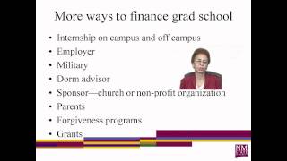 How to Finance Grad School Part 1 Alternative Ways to Finance your Graduate Education [upl. by Nanis399]