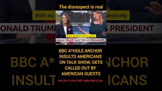 CONDESCENDING BBC ANCHOR INSULTS AMERICANS ON TALK SHOW GETSCALLED OUT BY AMERICAN GUESTS [upl. by Baird]