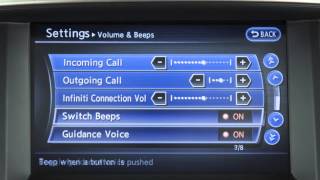 2014 Infiniti QX80  Setting Button if so equipped [upl. by Ayanal142]