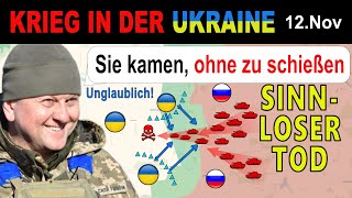 12NOVEMBER Russen verlieren 120 Mann in 1 Minute weil sie auf Artilleriefeuer verzichten [upl. by Sirromad637]