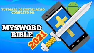 Mysword bible Tutorial de instalação e implantação dos módulos  2021 [upl. by Grimbly]