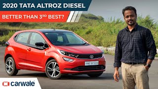 2020 Tata Altroz Diesel Review  Why it is Number 3 in its Segment  CarWale [upl. by Naerb]