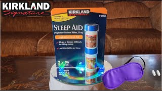 Kirkland Signature Sleep Aid Doxylamine Succinate 25 Mg  Get A Better Nights Sleep [upl. by Aizitel]