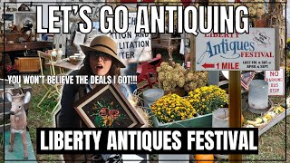 🚶‍♀️ Explore Liberty Antiques Festival with Me Mindblowing deals Found Antique With Me [upl. by Koffler]