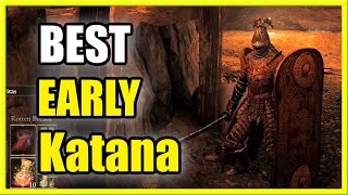 How to Get METEORIC ORE BLADE Katana Early in Elden Ring Early Location [upl. by Zachery]