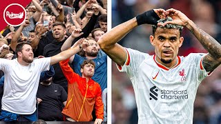 🇨🇴 LIVERPOOL FANS SING LUIS DIAZ’S SONG AT OLD TRAFFORD [upl. by Gninnahc]