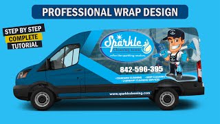 Mastering Van Wrap Design in Adobe Illustrator  Crafting EyeCatching Vehicle Wraps [upl. by Arad]