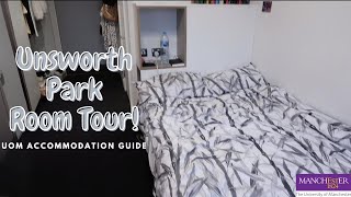 Unsworth Park Room Tour  University of Manchester Accommodation [upl. by Ylera]