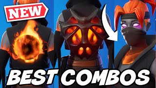 THE BEST COMBOS FOR NEW INCINERATOR KUNO SKIN MAGMA MASTERS PACK  Fortnite [upl. by Blair]