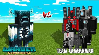 Warden vs Titan Duo amp All Cameraman amp Speakerman  Minecraft vs Skibidi Toilet [upl. by Oluas722]