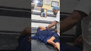 Chiropractic adjustment for youngster with cervical pain by Dr Bharat trending shorts [upl. by Leamaj]