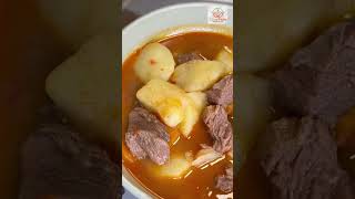 GUISO DE CARNE DE TERNERA CON PATATAS estofado de la abuela de toda la vida cocinaespañola receta [upl. by Tnirb515]