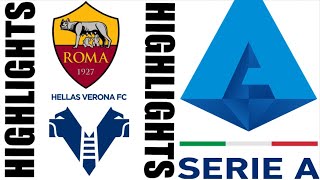 Hellas Verona 32 AS Roma Highlights  Serie A 20242025 [upl. by Connel]