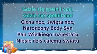 Kolęda Cicha noc wersja skrzypcowa wolno z linią melodyczną [upl. by Berkin]