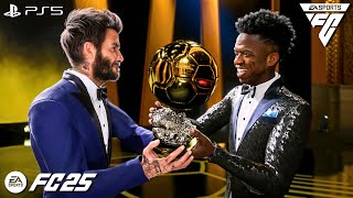 FC 25  France Football Ballon dOr 2024 Ceremony  PS5™ 4K60 [upl. by Arama]