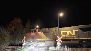 CN 453 avec CN 2884 a ChambordQc 25 octobre 2024 [upl. by Andee]