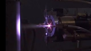 100HE® plasma thermal spray torch operating in high velocity mode  Progressive Surface [upl. by Sillaw]