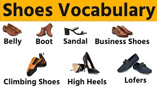 Shoes Name in Hindi amp English With Pictures  Types of Shoes  Shoes Vocabulary  Smart 2 Learning [upl. by Idnir]