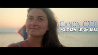 Canon C200 Sigma 1835 mm  First Test Footage Handheld [upl. by Karil917]