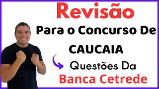 Revisão Para O Concurso de Caucaia  Parte 1 [upl. by Suinotna]