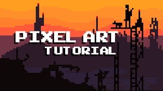 How create Pixel Art For Games  Tutorial  8Bit Graphic Design [upl. by Ruff]