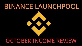 Binance Launchpool October 2024 Income review [upl. by Samot]