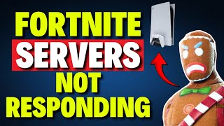 Fortnite Servers Not Responding PS5  EASY METHOD [upl. by Adidnac]