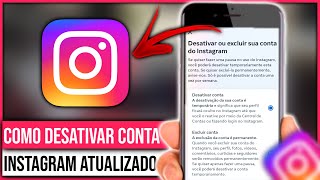 Como desativar conta do Instagram [upl. by Kcaj]