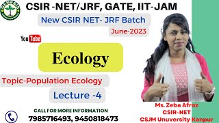 Introduction Of ecology  L4 csir lifescience Genesis institute of life science [upl. by Godderd]