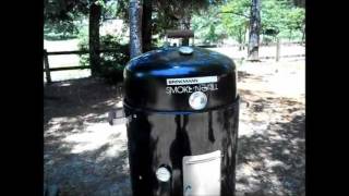 Brinkmann Smoker cooking Tritip [upl. by Aihsit]